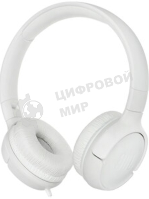 Проводные наушники JBL Tune 500 белый, накладные, Jack 3.5 мм, складная конструкция