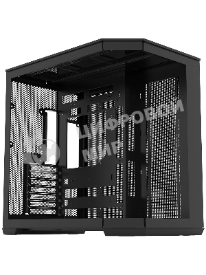 Компьютерный корпус Bloody BD-CC109 черный без БП ATX 10x120мм 2xUSB3.0 audio