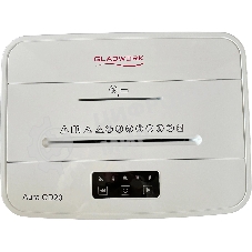 Шредер Gladwork Aura CD20 серый (секр.P-4) фрагменты 20лист. 25лтр. скрепки скобы пл.карты CD
