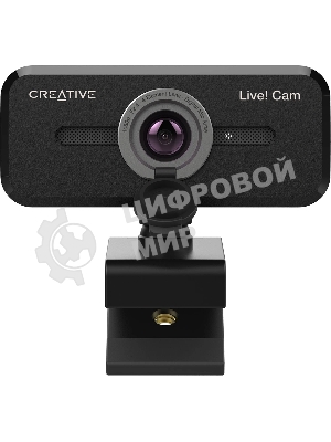 Веб-камера Creative Live! Cam Sync 1080p V2 1920x1080, 30 кадр/с, USB Type-A, микрофон, шторка приватности, универсальное крепление