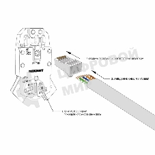 Джек комп. Rexant 8P-8C cat.5е