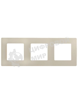 Рамка 3 поста, сл. кость ETIKA