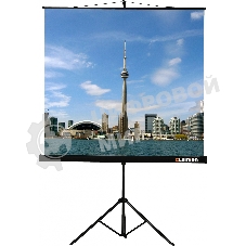 Экран на штативе Lumien Eco View 153x153см (раб.область 147х147 см) Matte White с возможностью настенного крепления 1:1