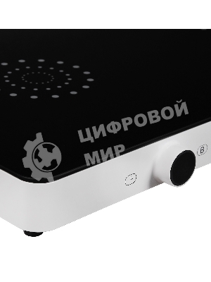 Плита настольная электрическая Hyundai HYC-0108 белый стеклокерамика (настольная)