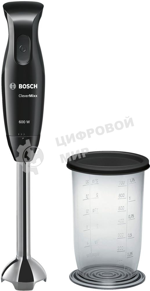 Блендер Bosch MSM2610B, погружной, черный