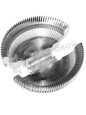 Кулер Cooler ID-Cooling DK-01 черный/серебристый 92мм алюминий 2500rpm 29db 95W 52мм