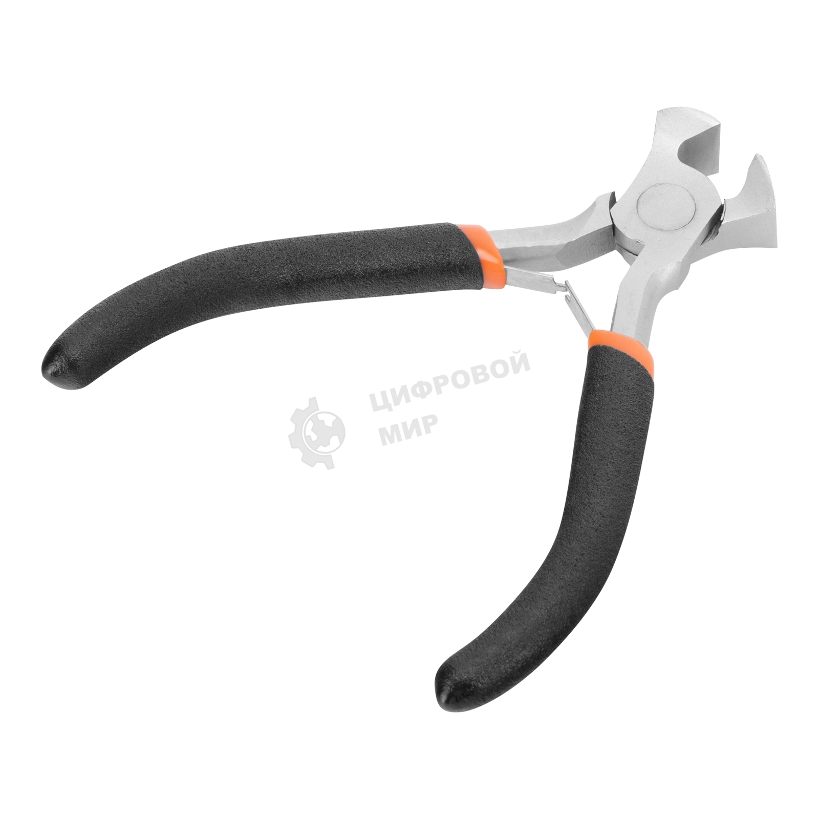 Кусачки торцевые Mini Sparta 105 мм, никелированные, авторазжим