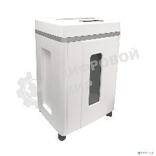 Шредер Office Kit S200TSCD 0,8x2 белый (секр.P-7) фрагменты 6лист. 25лтр. скобы пл.карты CD