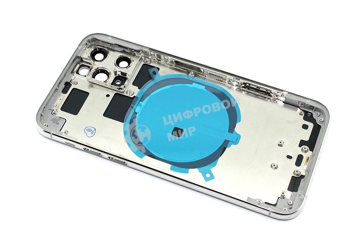 Задняя крышка (корпус) в сборе с рамкой для Apple iPhone 11 Pro белый