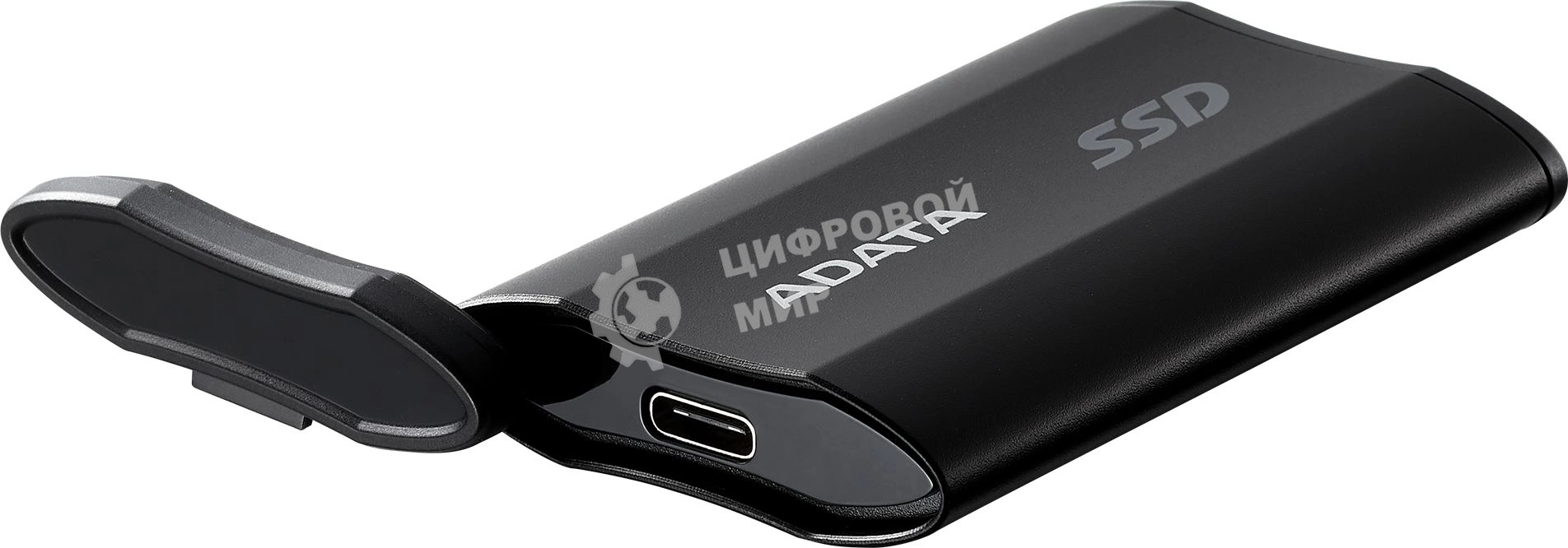 Внешний SSD ADATA SD810, 500 Gb, USB 3.2 Gen 2x2 Type-C, R/W 2000/2000, черный