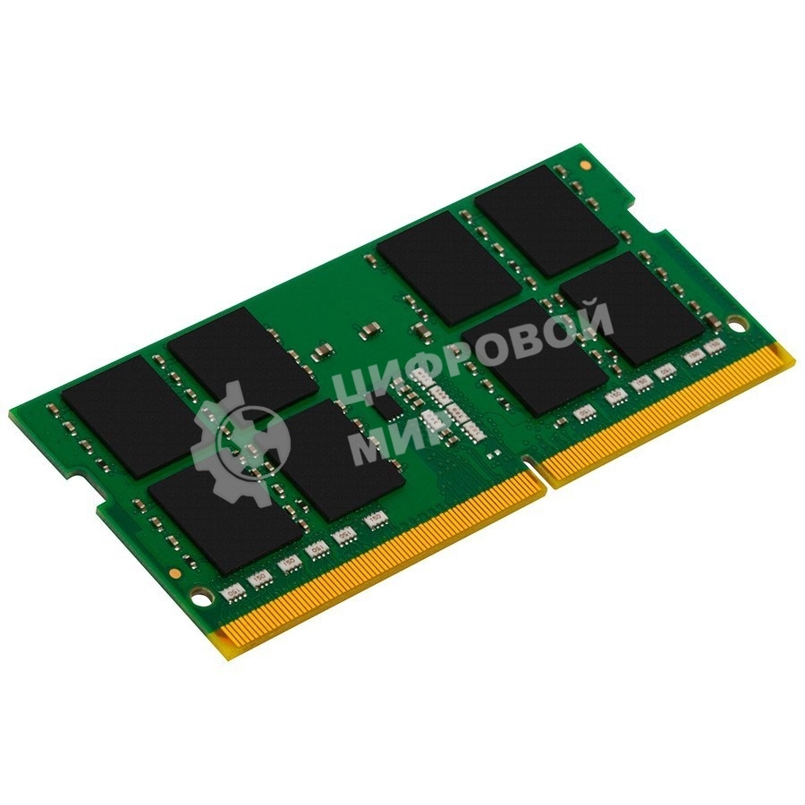 Оперативная память Kingston ValueRAM, DDR4, 32GB (1x32GB), 3200MHz, CL22, SO-DIMM