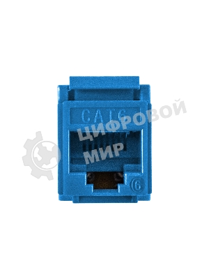 Модуль-вставка Keystone Jack RJ-45 ExeGate KJ-8P8C-U-C6-180-Dual (Кат.6, неэкранированная, 180 градусов, IDC Krone/110)
