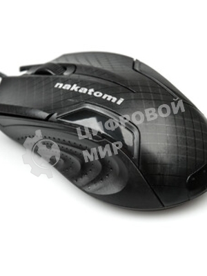 Мышь проводная Nakatomi MON-06U черный, 800 dpi, USB, кнопки - 3