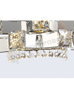 Настенный светильник Ambrella light LH41012/2 CH/CL хром/прозрачный E14*2 max 40W 300*190*270