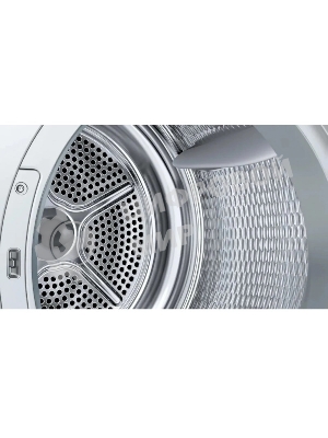 Сушильная машина Bosch WQG1420AME белый, 9 кг, сушка - конденсационная, программ - 15, 59.8 x 84.2 x 64.8 см