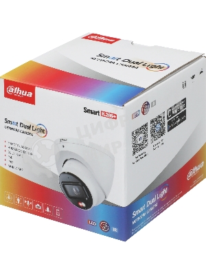 Камера видеонаблюдения Dahua DH-IPC-HDW1839TP-A-IL-0280B-S6, IP, 8 Мп, 2.8 мм, белая