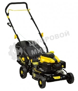 Газонокосилка CHAMPION LM4215 (1,5кВт пласт травосб. 40л. ширина 420мм 25-70мм. 22кг)(Газонокосилка, Объем двигателя 99 см3, вес без травосборника 22 кг, Объем топливного бака 0,6 л, Мощность 1,5/2 кВт/л.с., объем травосборника 40 л, ширина среза 420 мм, высота среза 25-70 мм.)