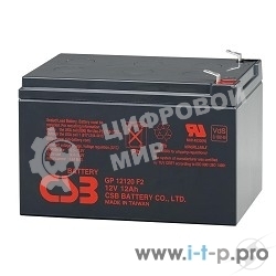 Батарея CSB GP 12120 (12V 12Ah) F2