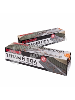 Теплый пол (нагревательный мат) Rexant Extra, площадь 8,0 м2 (0,5 х 16,0 метров), 1280Вт, (двух жильный)