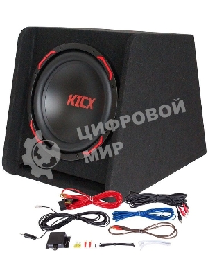 Сабвуфер автомобильный Kicx GT305BPA 350Вт активный (30см/12