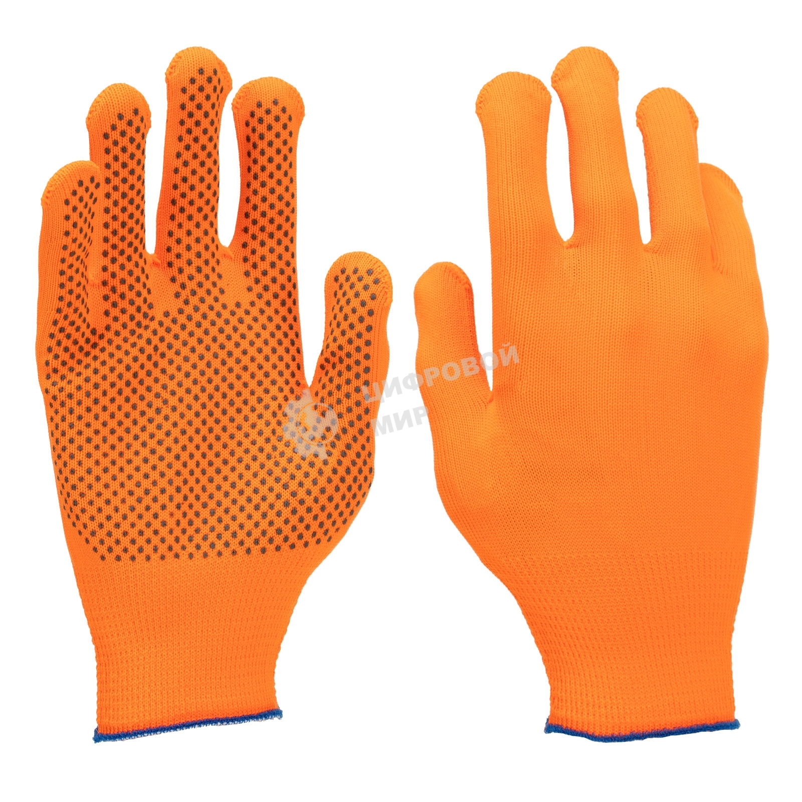 Перчатки в наборе Palisad 4 пары, цвета в ассортименте, ПВХ точка, L