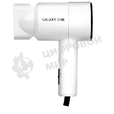 Фен Galaxy Line GL 4345 белый, 1400 Вт, компактный