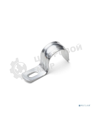 Скоба крепежная однолапковая Fortisflex СМО d16-17 мм метал. оцинк. (уп. 100 шт)