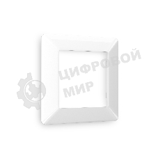Рамка ALFA Line (Белый глянец) 1-ая AF110101