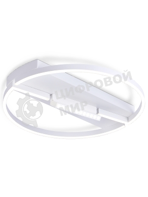 Светильник Ambrella light FL51459/1+1 WH белый 72W 3000K-6400K+4200K D600*110 (ПДУ РАДИО 2.4G)