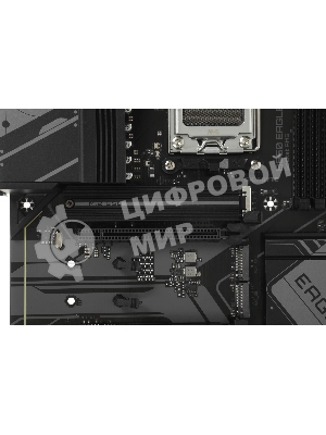 Материнская плата Gigabyte B650 EAGLE, AM5, AMD B650, 4xDDR5, 4xSATA, 3xM.2, 1xPCIe 4.0 x16, DisplayPort, HDMI, 1xGb LAN, USB Type-C, 3x3.5 мм, 7.1, ATX