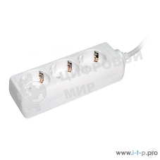 Удлинитель WYP10-16-03-05-Z-N У03 3 места 2 Р + P Е/5метров 3х1 мм2 16А/250 IEK
