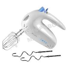 Миксер Energy EN-247 (Мощность 200 Вт,. 5 скоростей работы. Стальные хромированные венчики для взбивания и насадки для замешивания теста.)