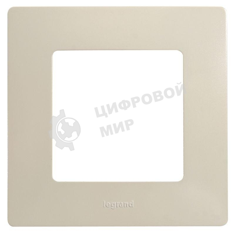 Рамка ETIKA 1 пост, сл. кость