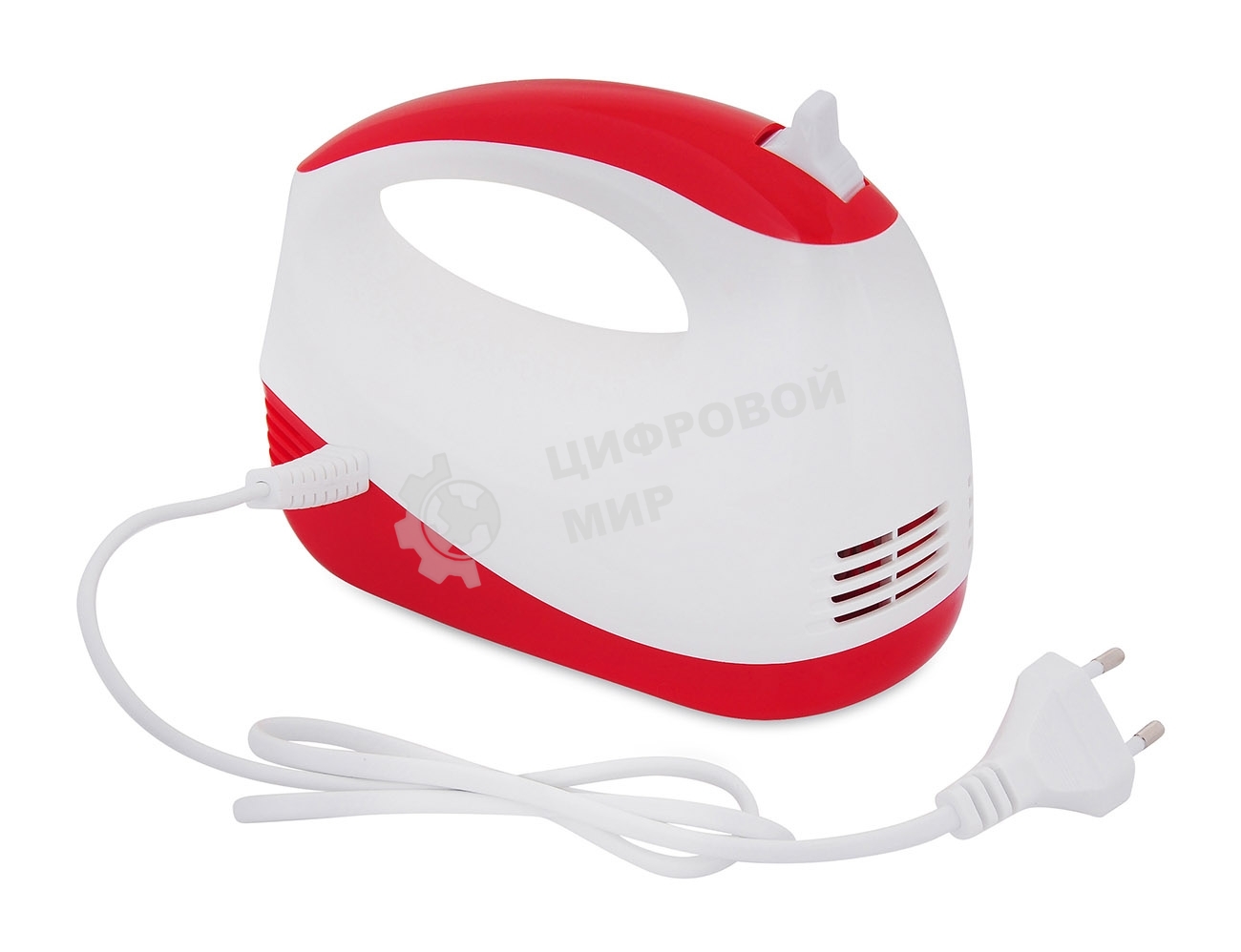 Миксер ручной Starwind SHM-251 250 Вт, белый/коралловый