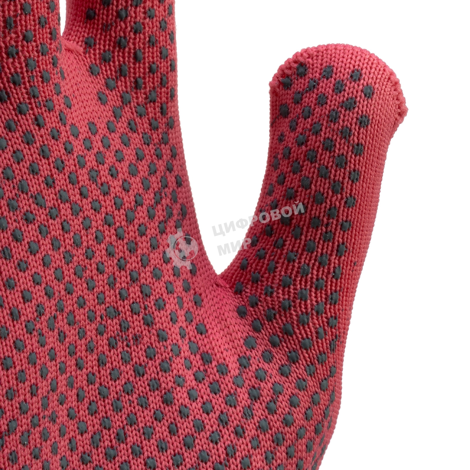 Перчатки в наборе Palisad 4 пары, цвета в ассортименте, ПВХ точка, L