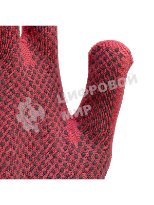 Перчатки в наборе Palisad 4 пары, цвета в ассортименте, ПВХ точка, L