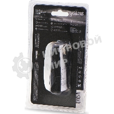 Фонарь налобный Gauss GFL410 черный 3Вт лам.:светодиодный встроенный аккумулятор (GF410)