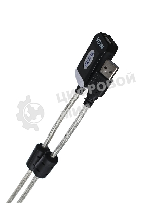 Кабель-адаптер VCOM VUS7049-25M USB2.0-repeater, удлинительный активный Am-->Af 25м