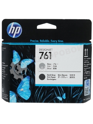 Картридж струйный HP 761 CH647A темно-серый/серый печатающая головка для HP DJ T7100