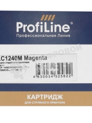 Картридж струйный для принтеров Brother PL-LC1240M MFC-J6510DW/6710DW/6910DW/DJ525 Magenta водн ProfiLine