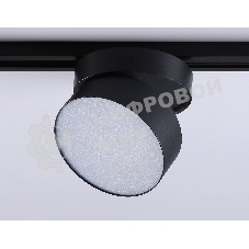 Трековый однофазный светодиодный светильник Ambrella light GL6877 BK черный LED 16W 3000K D115*90