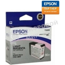 Картридж струйный Epson C13T580600 для Stylus Pro 3800 80 мл light magenta