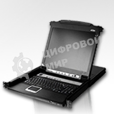 Квм консоль ATEN SINGLE RAIL 16P PS/2-USB LCDKVMP 19INCH (CL5716NR).
