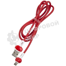 Кабель Redline Candy УТ000021989 Lightning (m) USB A(m) 1м красный
