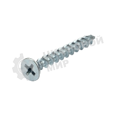 Саморез оконный Kranz острый, 4.1х35, белый цинк, короб (500 шт./уп.)