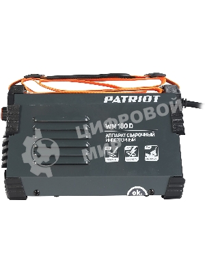 Сварочный аппарат Patriot WM160D инвертор ММА 6.8кВт
