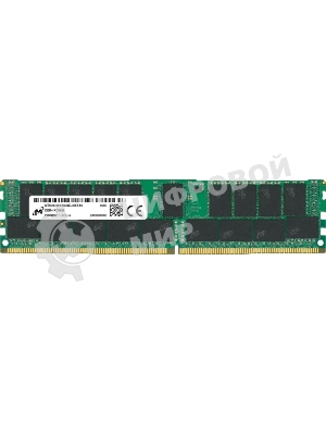 Оперативная память Micron DDR4 RDIMM 32GB 2Rx4 2933 MHz ECC Registered