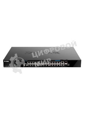 Коммутатор D-Link DGS-1520-28MP/A1A, 20×1 Гбит/с + 4×2.5 Гбит/с + 2×10 Гбит/с Base-T + 2×10 Гбит/с SFP+, управляемый