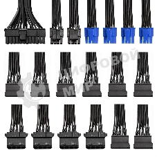 Блок питания ExeGate 750PPH-LT (EX292341RUS), 750Вт, 80 PLUS, 120мм, черный