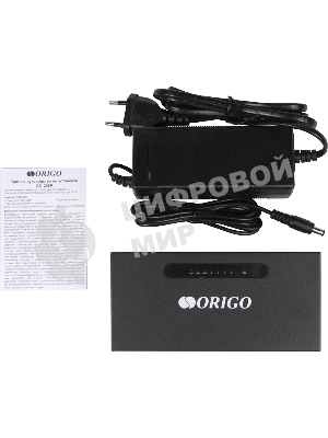 Коммутатор неуправляемый PoE ORIGO OS1206P/60W/A1A 4x100Base-TX PoE+, 2x100Base-TX, PoE-бюджет 60 Вт, корпус металл
